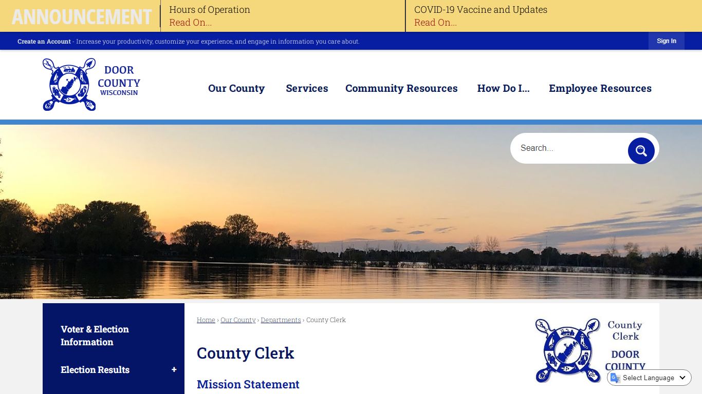 County Clerk | Door County, WI